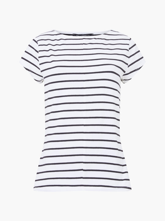 Rallie Stripe Fitted T-Shirt