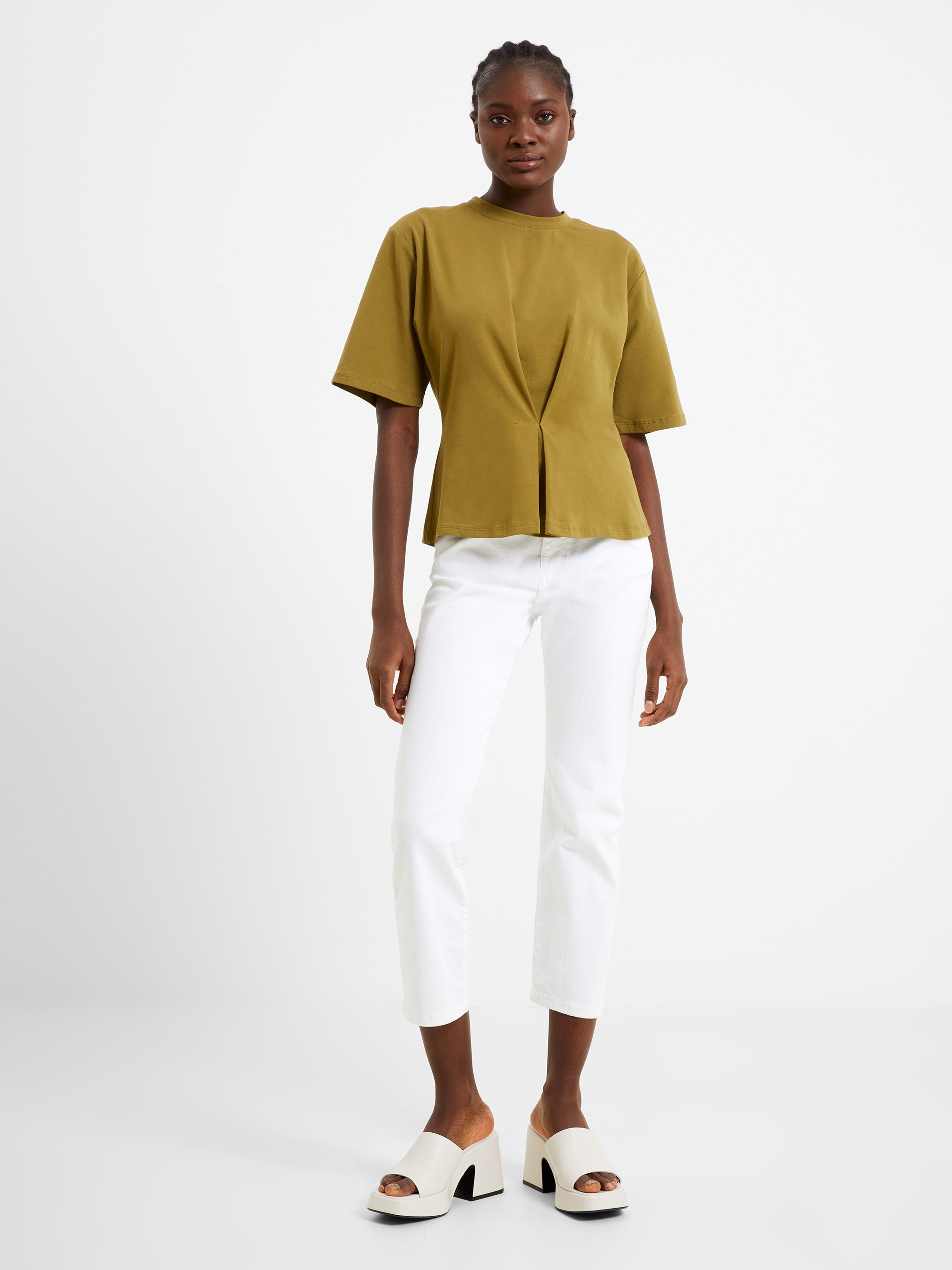 Pearl Box Pleat Top