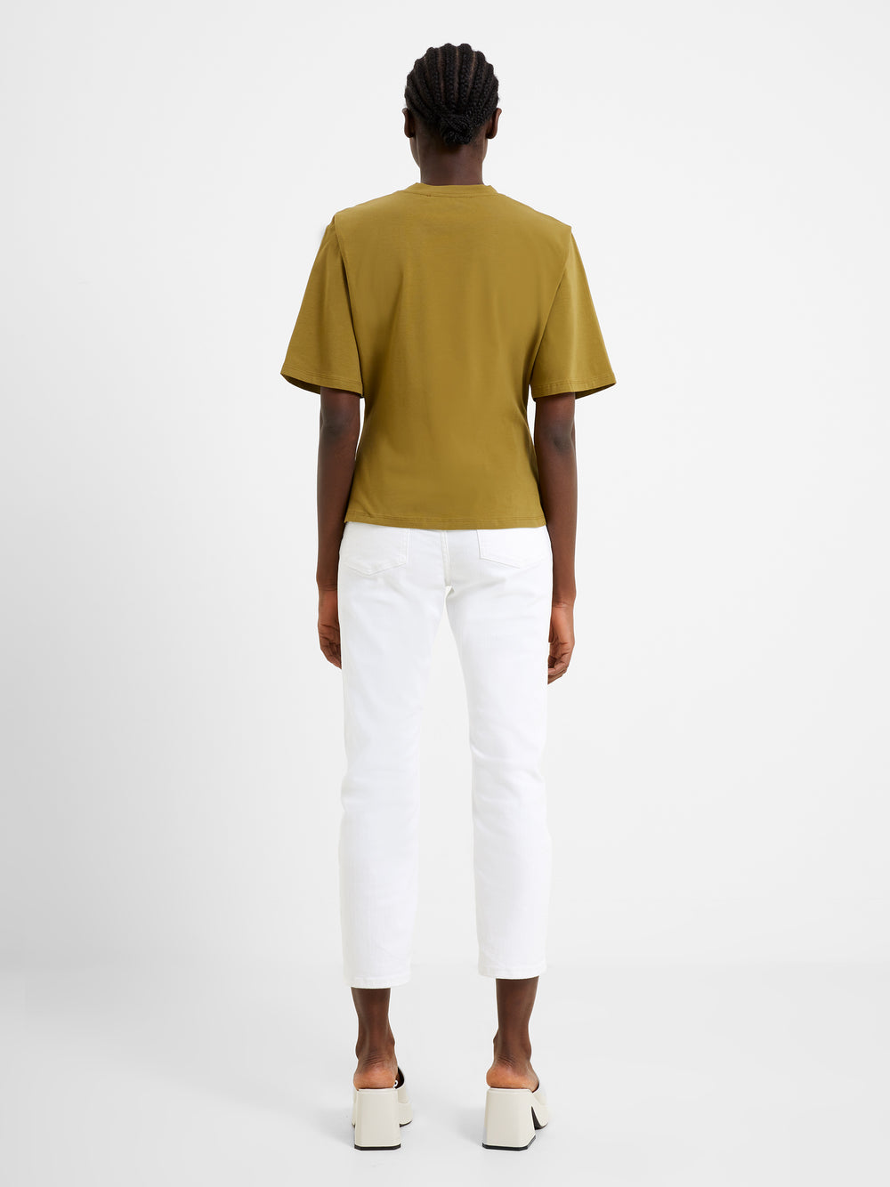 Pearl Box Pleat Top Nutria | French Connection UK