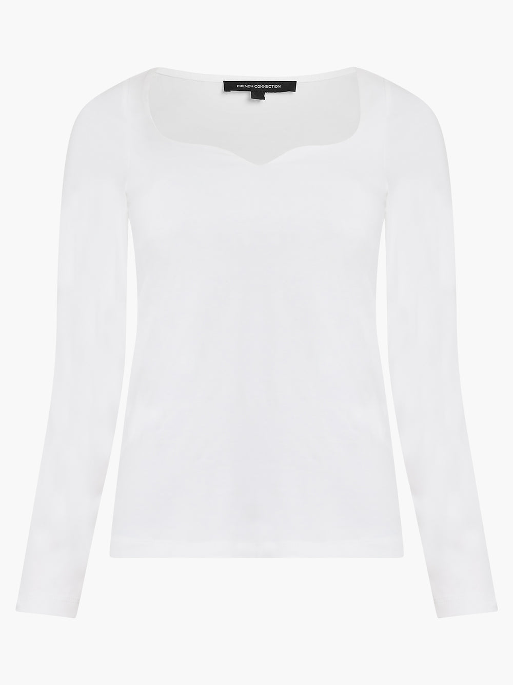 Rallie Sweetheart Top Winter White | French Connection UK
