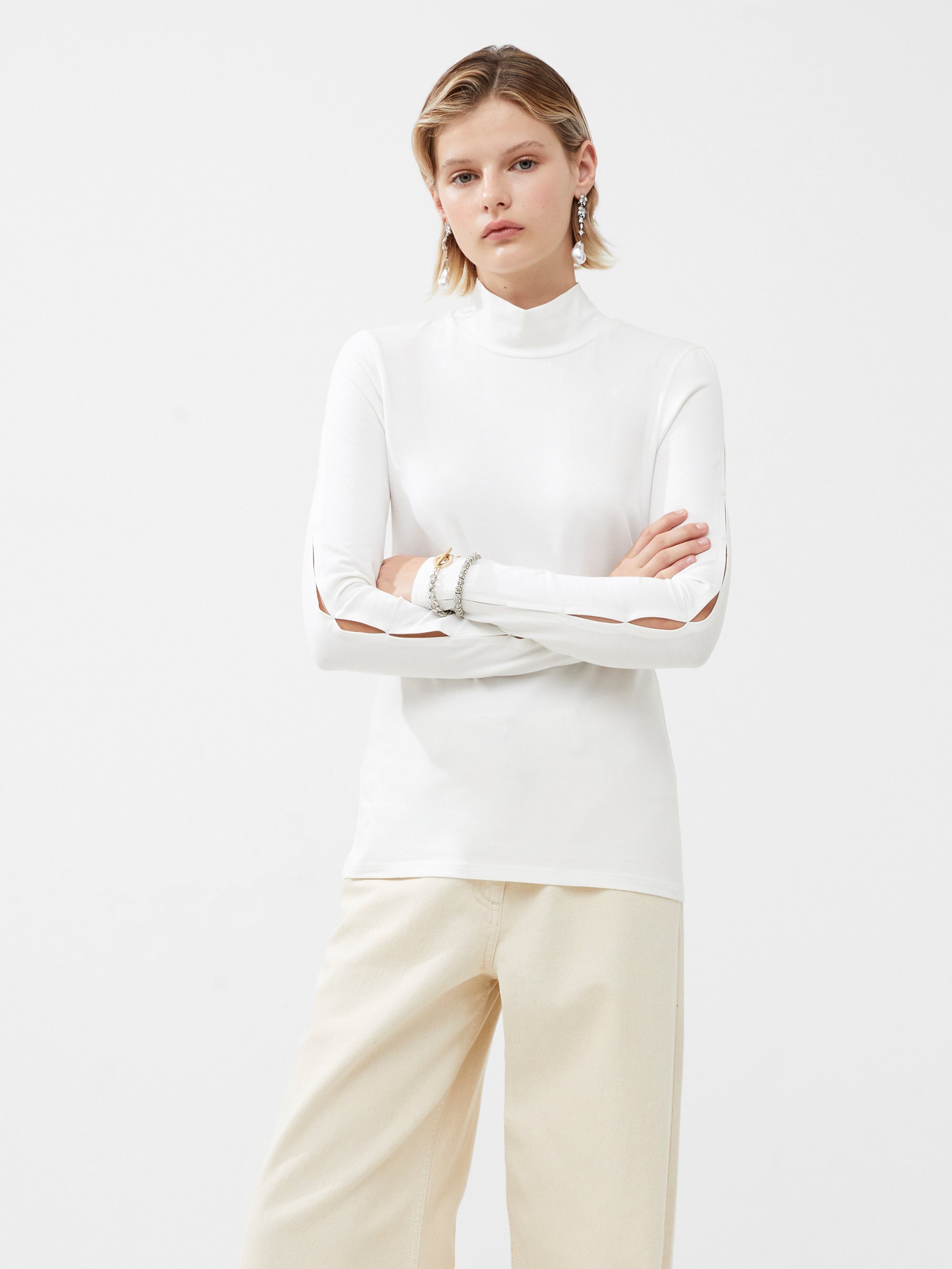 Rallie High Neck Top