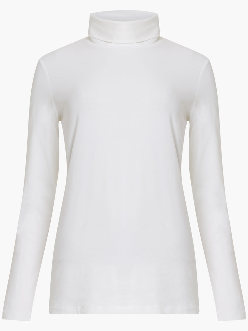 Rallie High Neck Top Winter White | French Connection UK