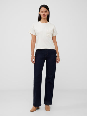 Crochet Pocket T-Shirt