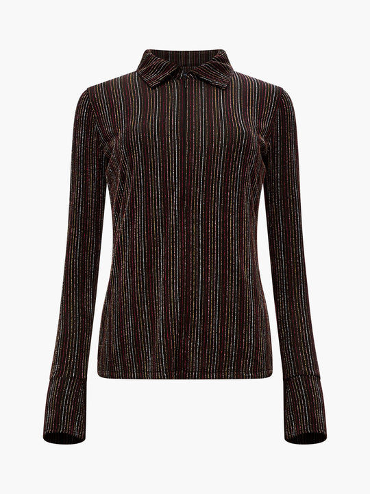 Paula Lurex Stripe Top