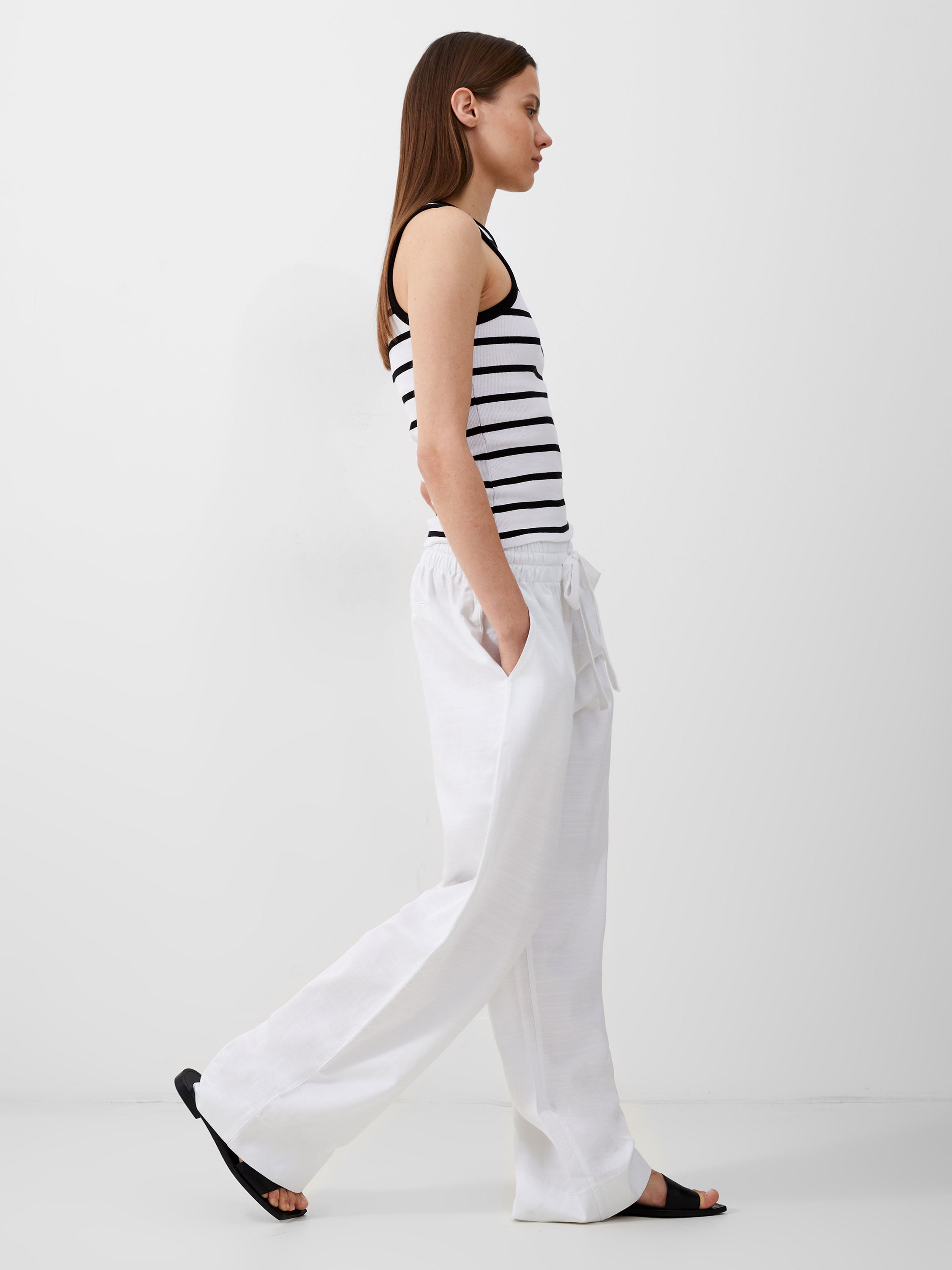 Rassia Stripe Racer Top