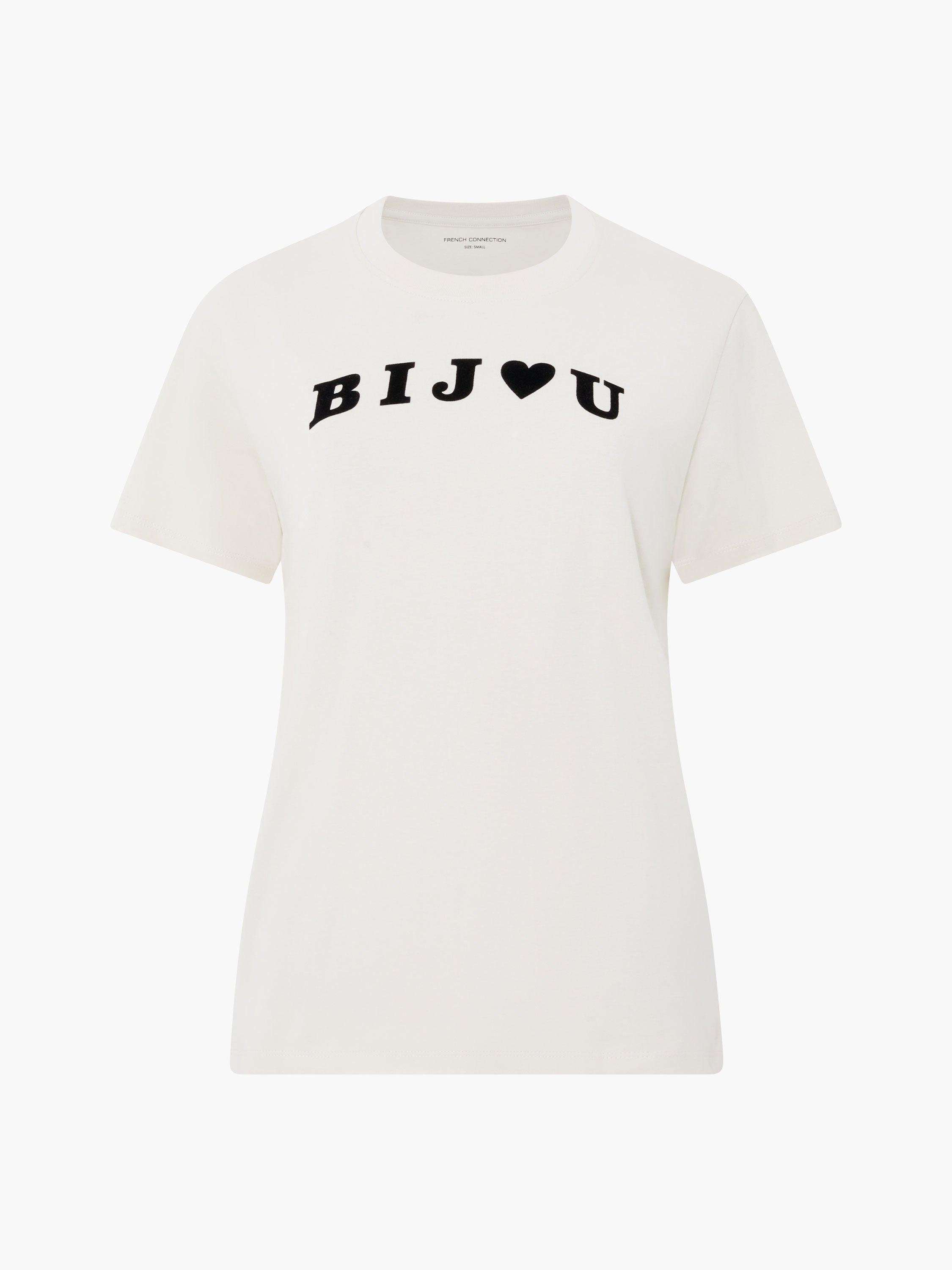 Bijou Flocked Graphic T-Shirt