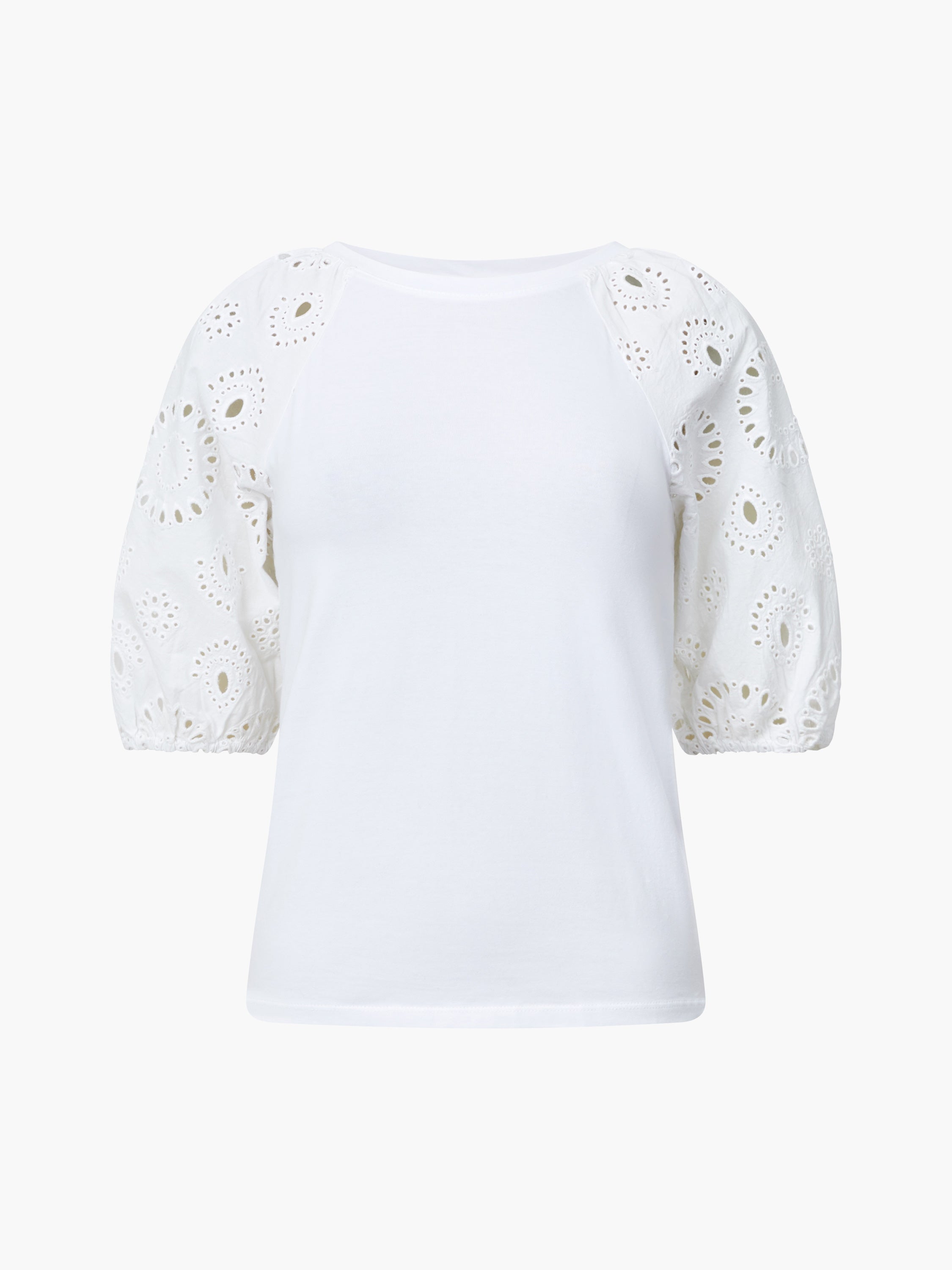 Rosana Anglaise Puff Sleeve Top