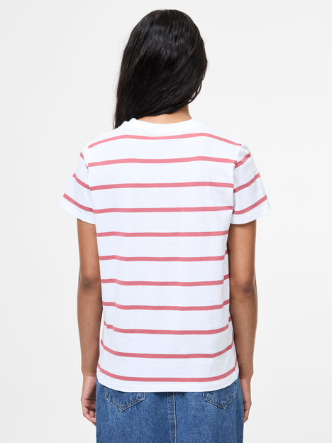 Striped Balloon Heart Amour T-Shirt