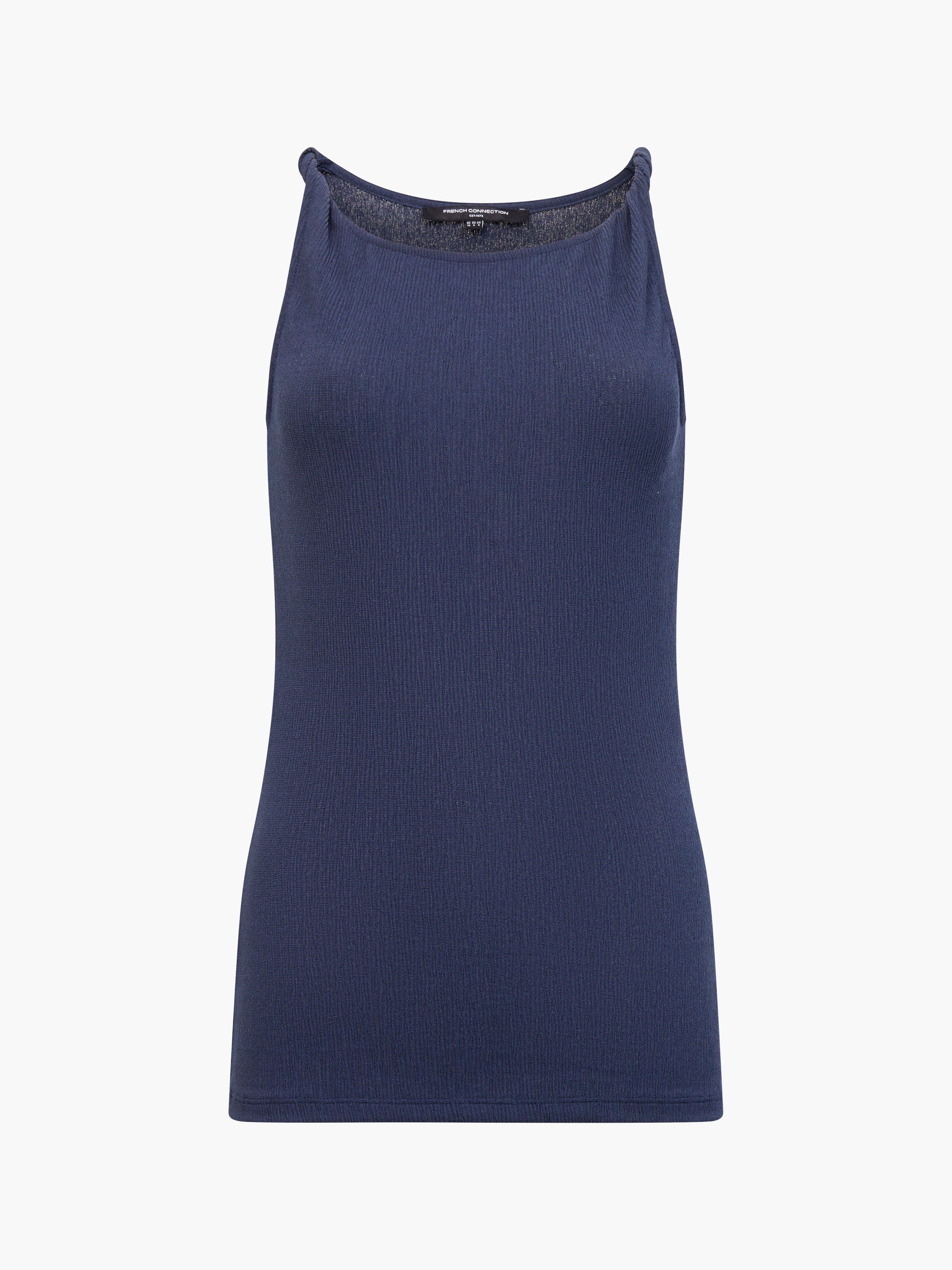 Meera Jersey Boat Neck Twist Straps Top