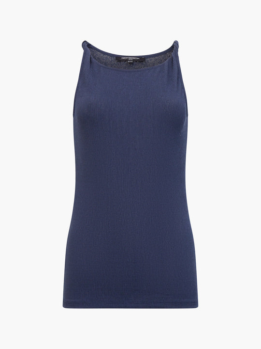 Meera Jersey Boat Neck Twist Straps Top
