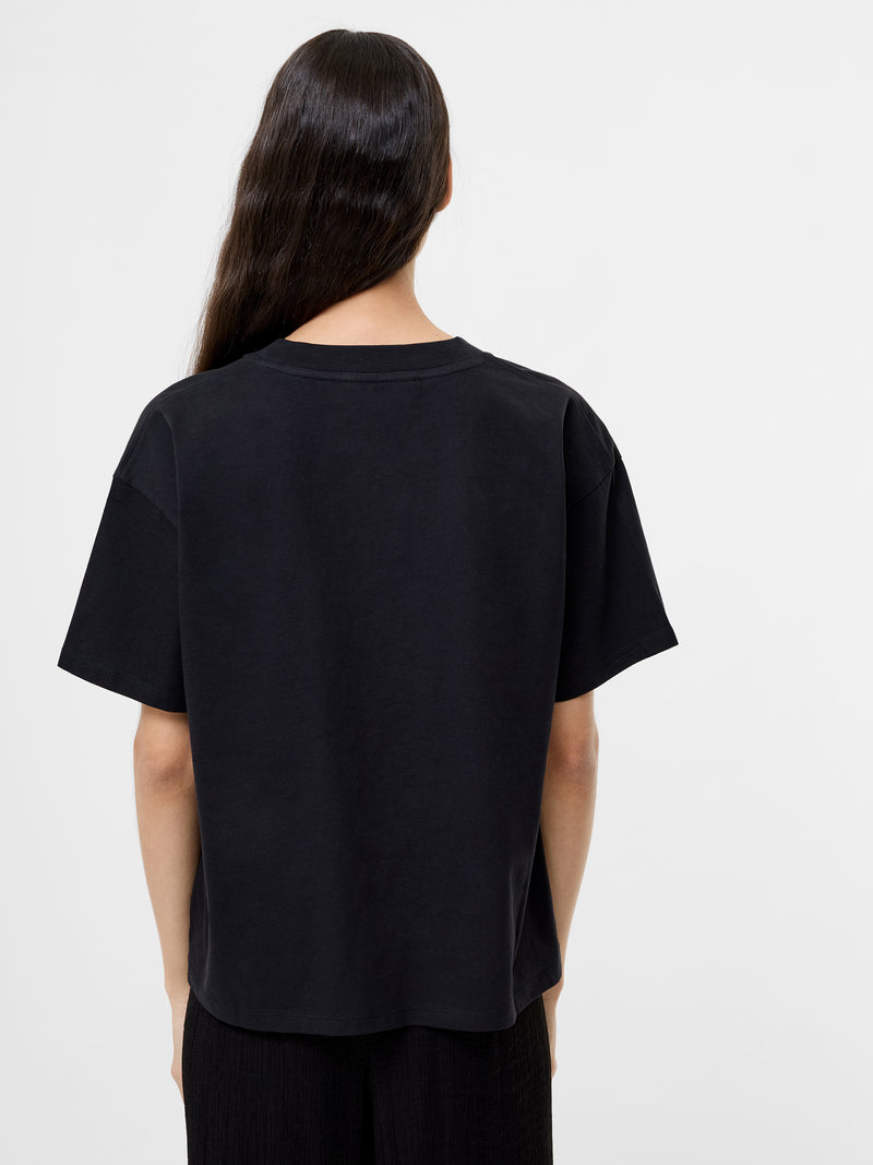 Pearl Hotfix Bow Short Sleeve T-Shirt