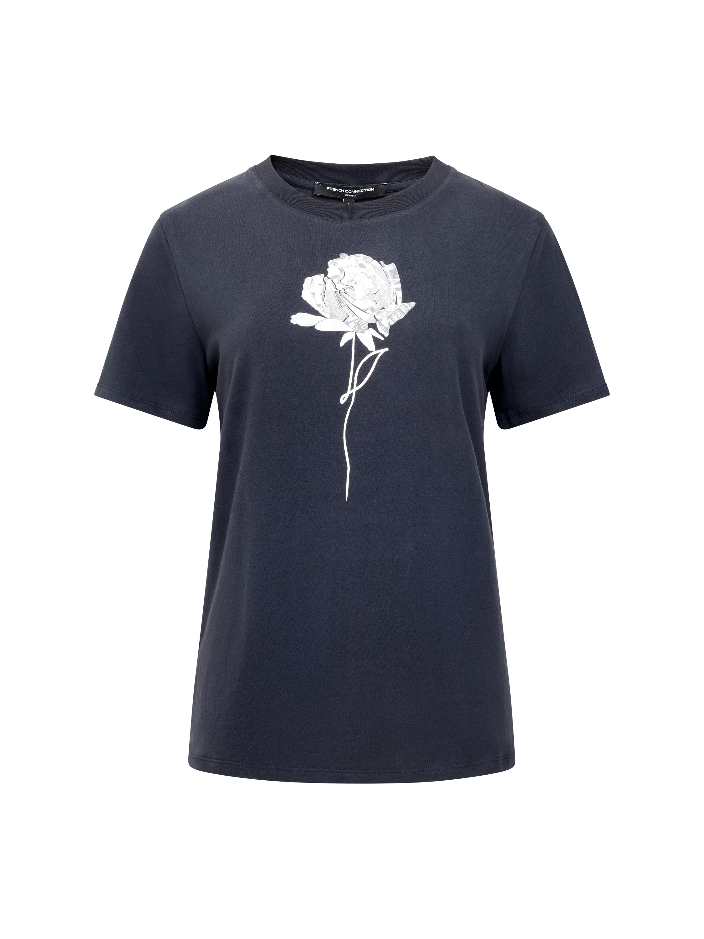 Rose Print Graphic T-Shirt