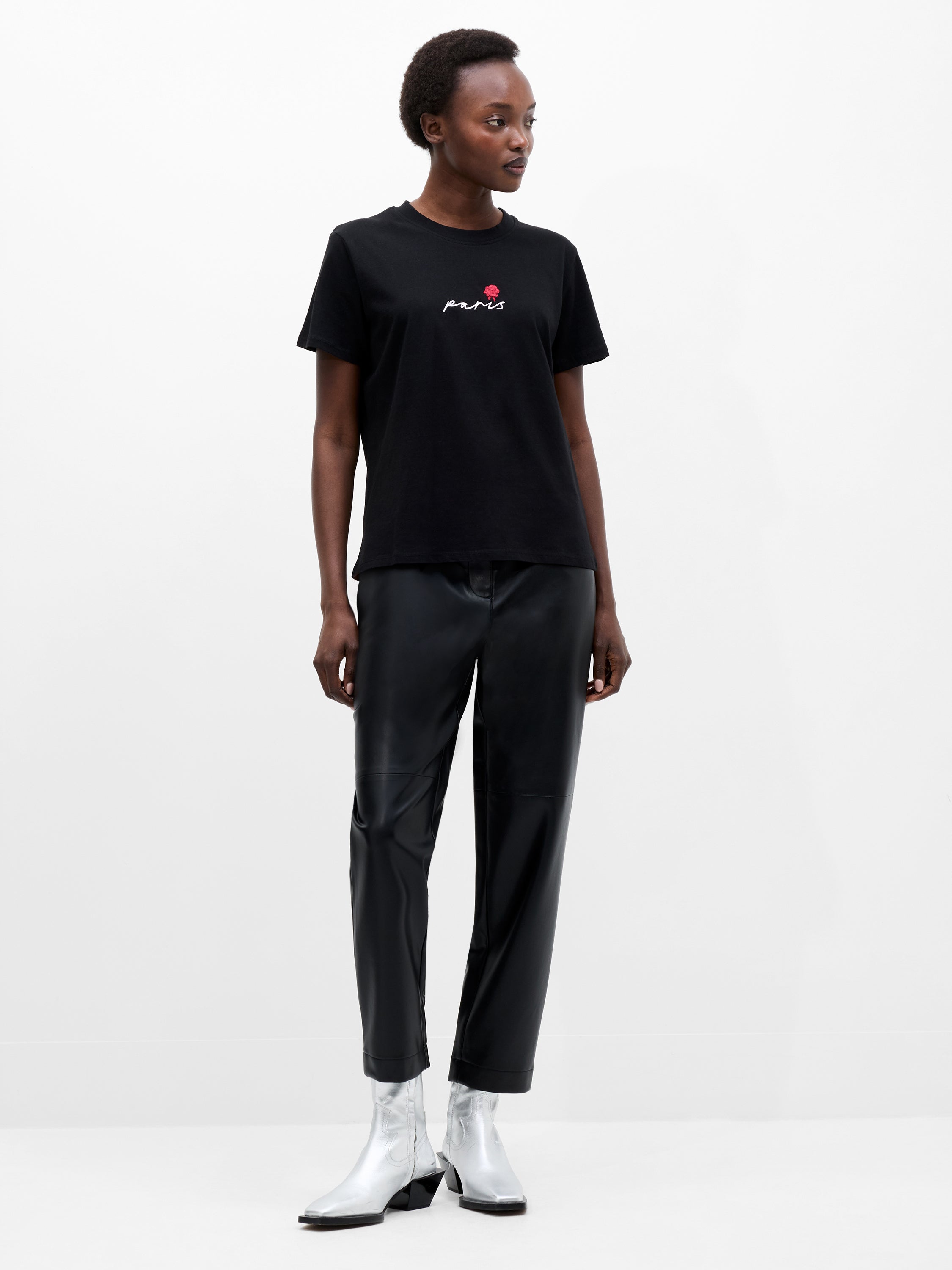 Paris Embroidered T-Shirt