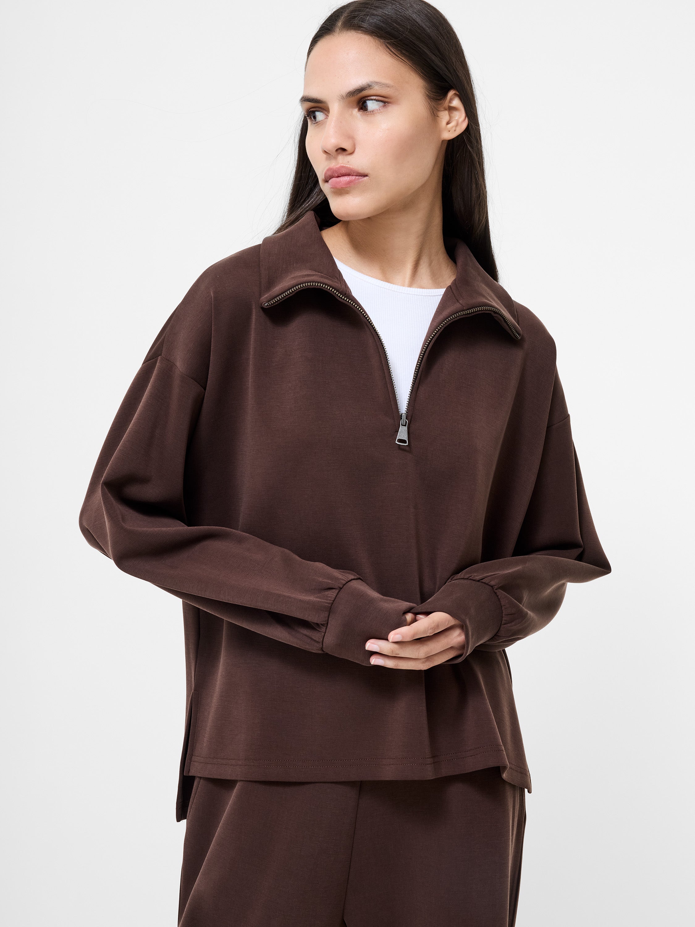 Wren Half Zip Sweater