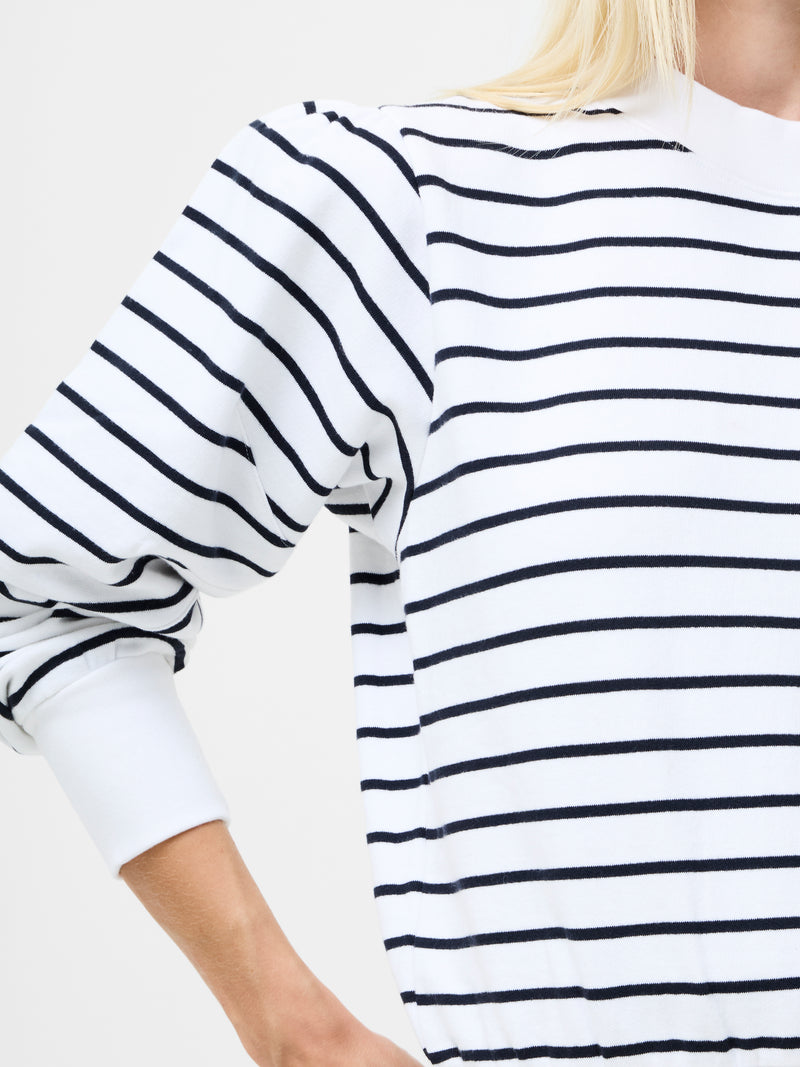 Sunday Sweat Striped Sweatshirt