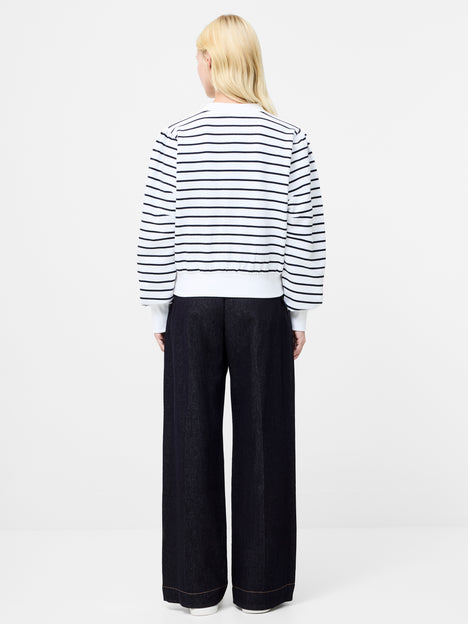 Sunday Sweat Striped Sweatshirt