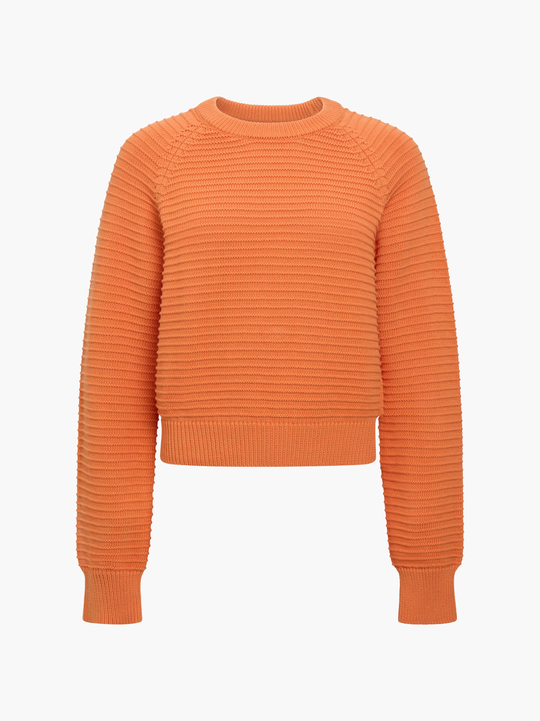 Lily Mozart Orange Purl Knit Jumper