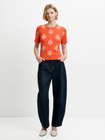 Imelda Ditsy Floral Knit Top