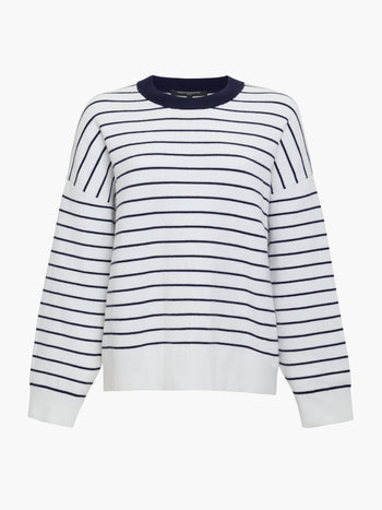 Marley Knit Striped Crew Neck Jumper