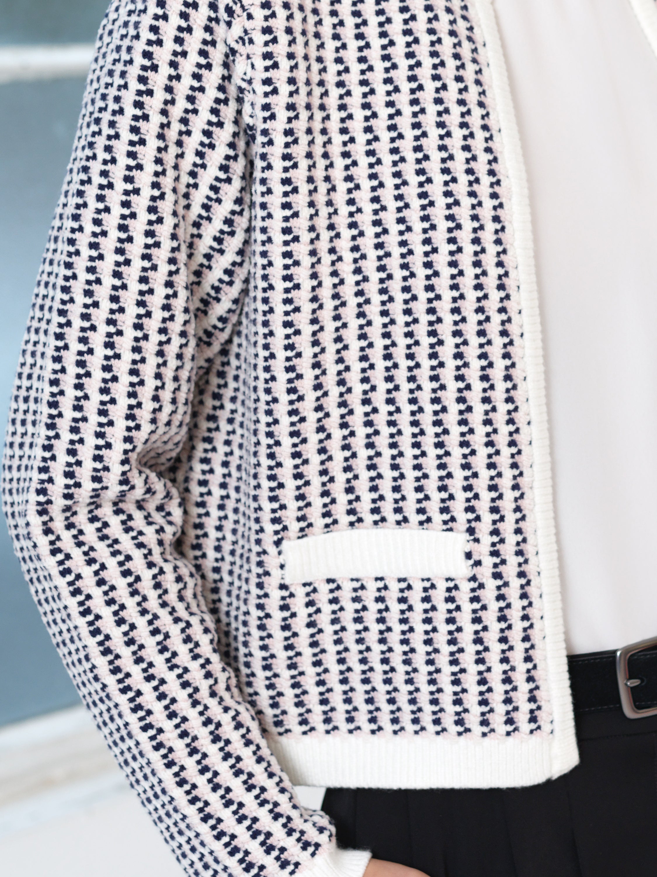 Noar Textured Knit Cardigan