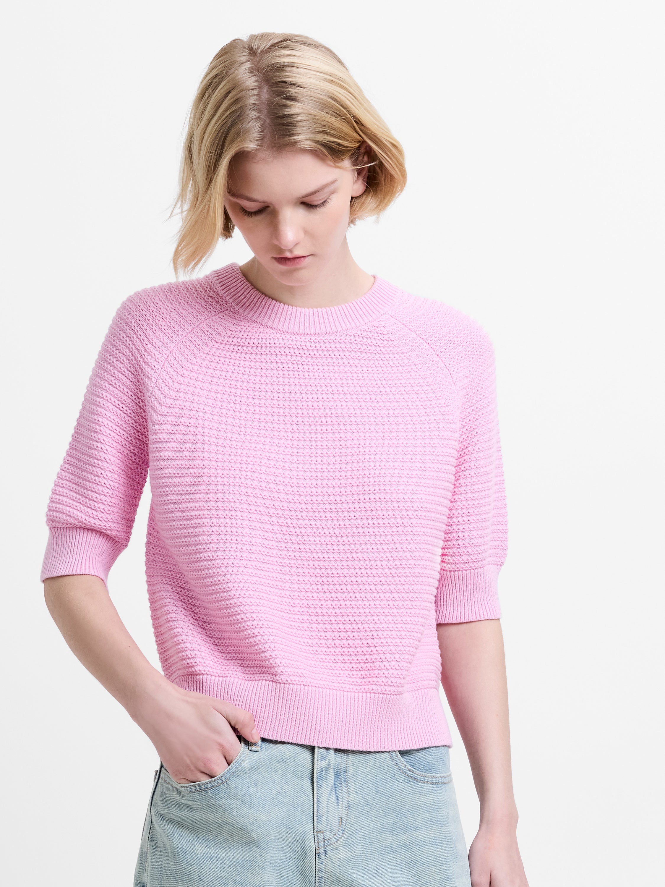 Lily Mozart Knit Short Sleeve Jumper