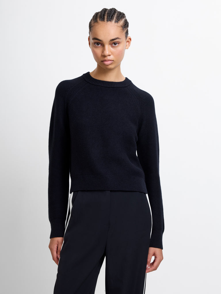 Lilly Mozart Crew Neck Jumper Blackout | French Connection UK