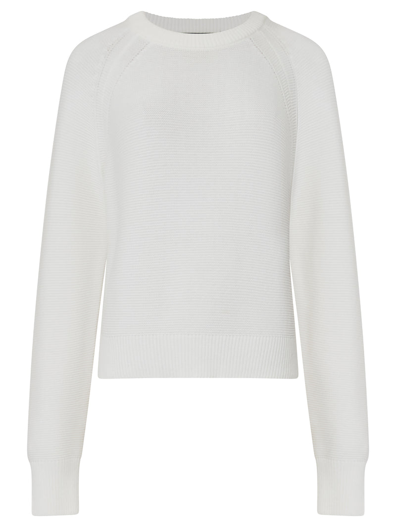 Lilly Mozart Crew Neck Jumper Summer White | French Connection UK