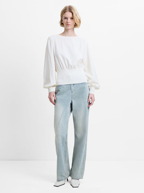 Krista Knit Slash Neck Jumper