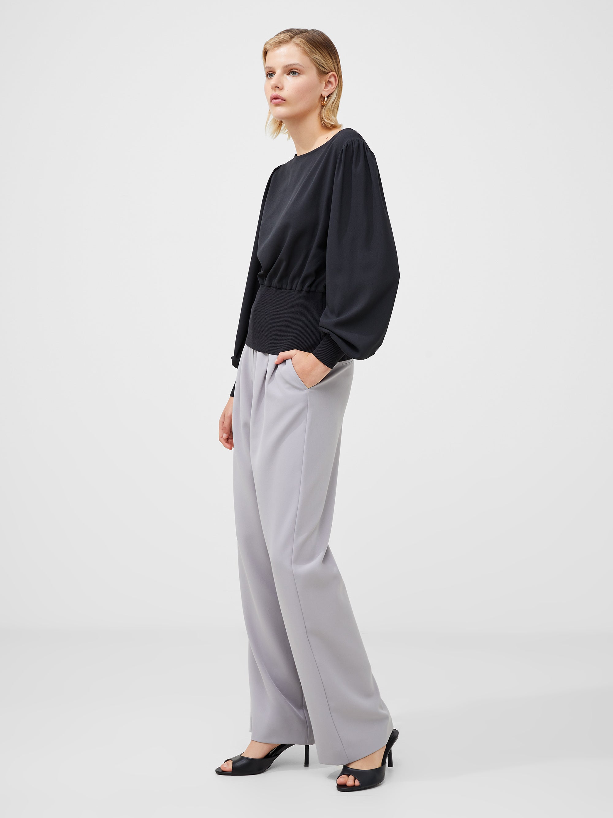 Krista Knit Slash Neck Jumper
