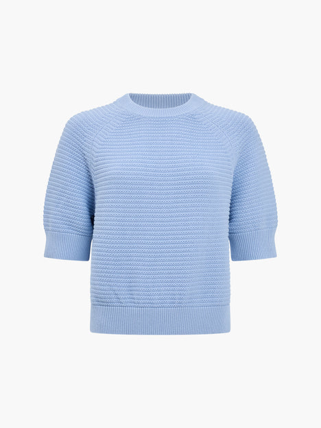 Lily Mozart Short Sleeve Purl Knit Jumper