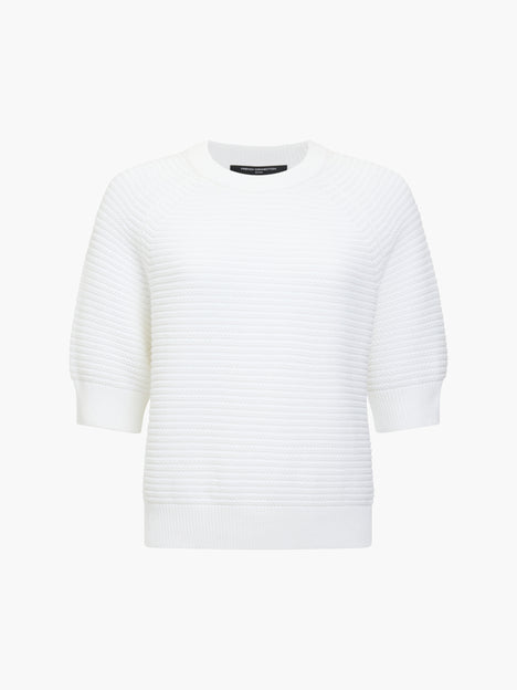 Lily Mozart Short Sleeve Purl Knit Jumper