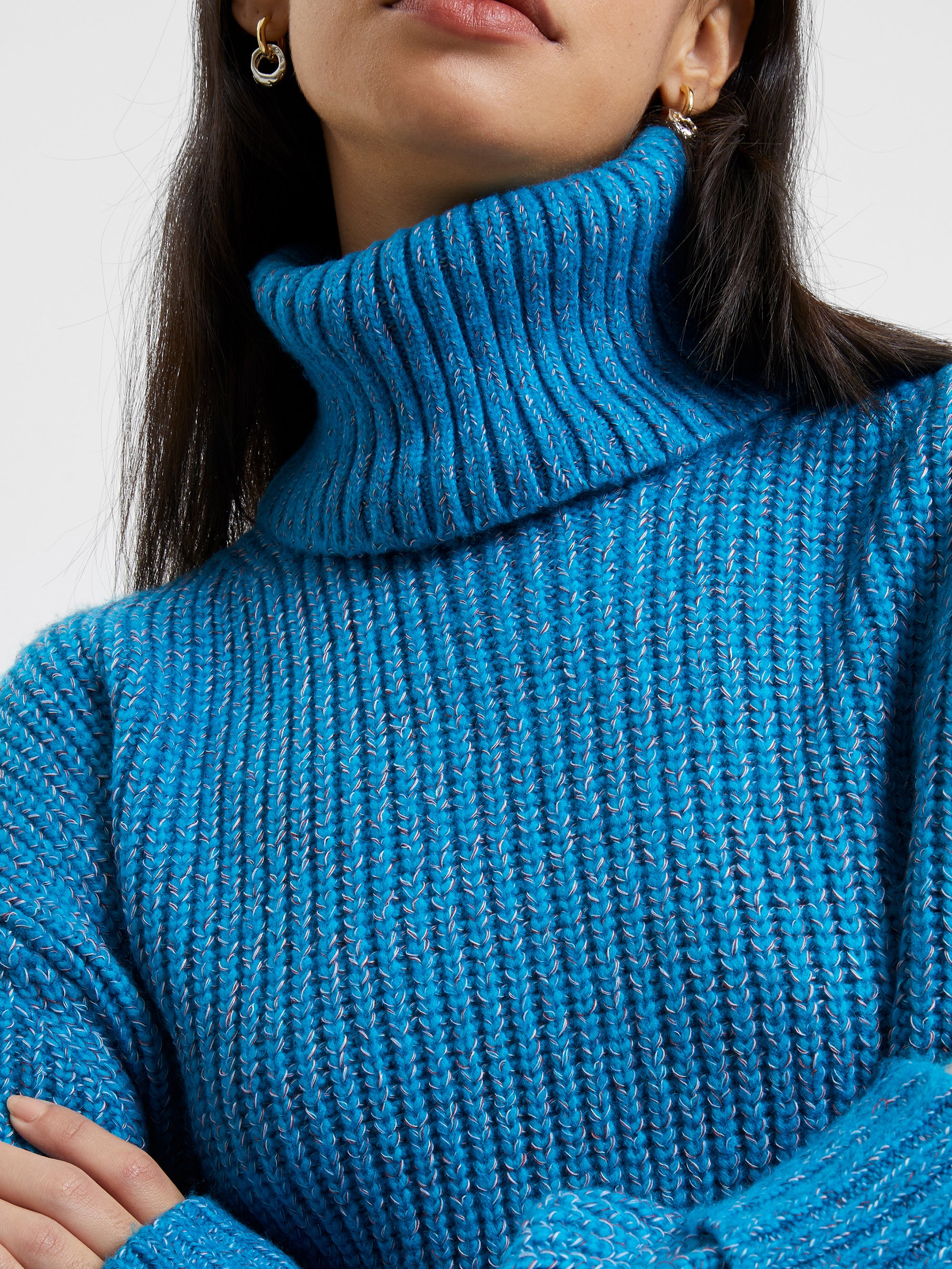 French connection blue jumper top