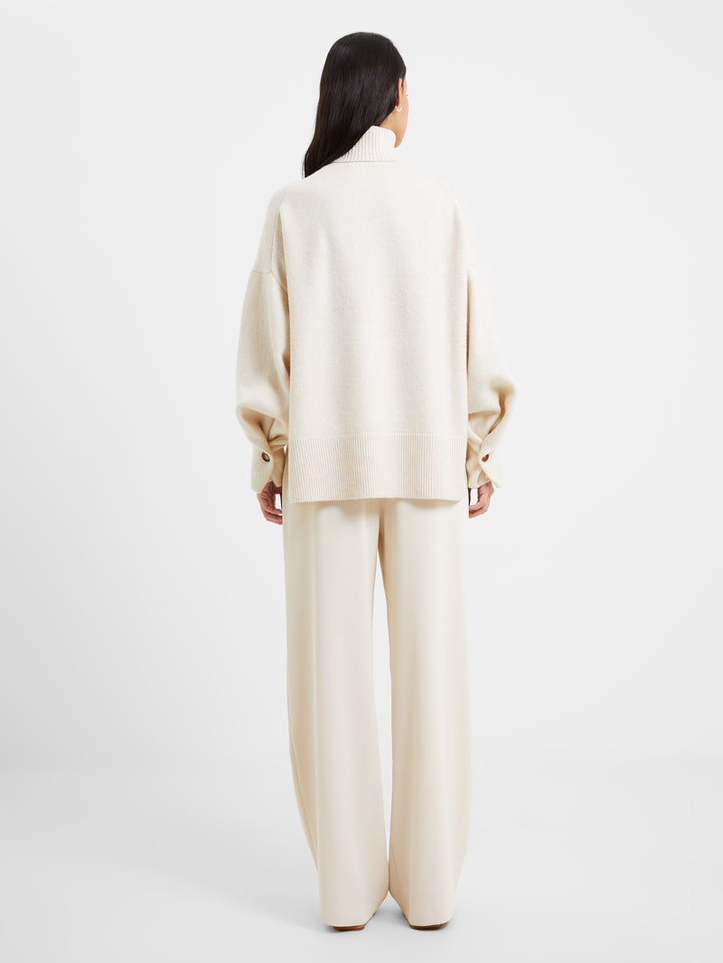 Kezia Recycled Roll Neck Jumper Classic Cream | French Connection UK