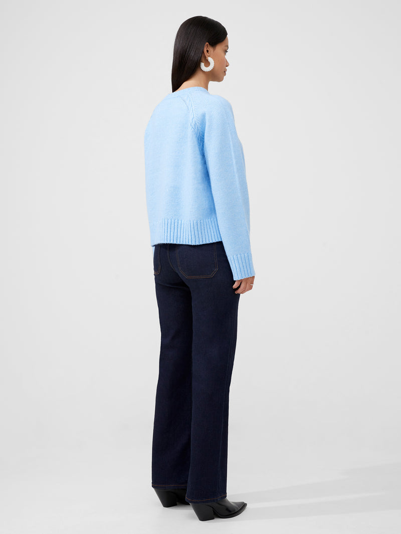 Kessy Knit Jumper Placid Blue | French Connection UK