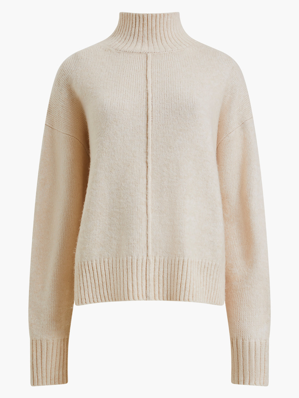Kessy Piping Jumper Oatmeal Mel | French Connection UK
