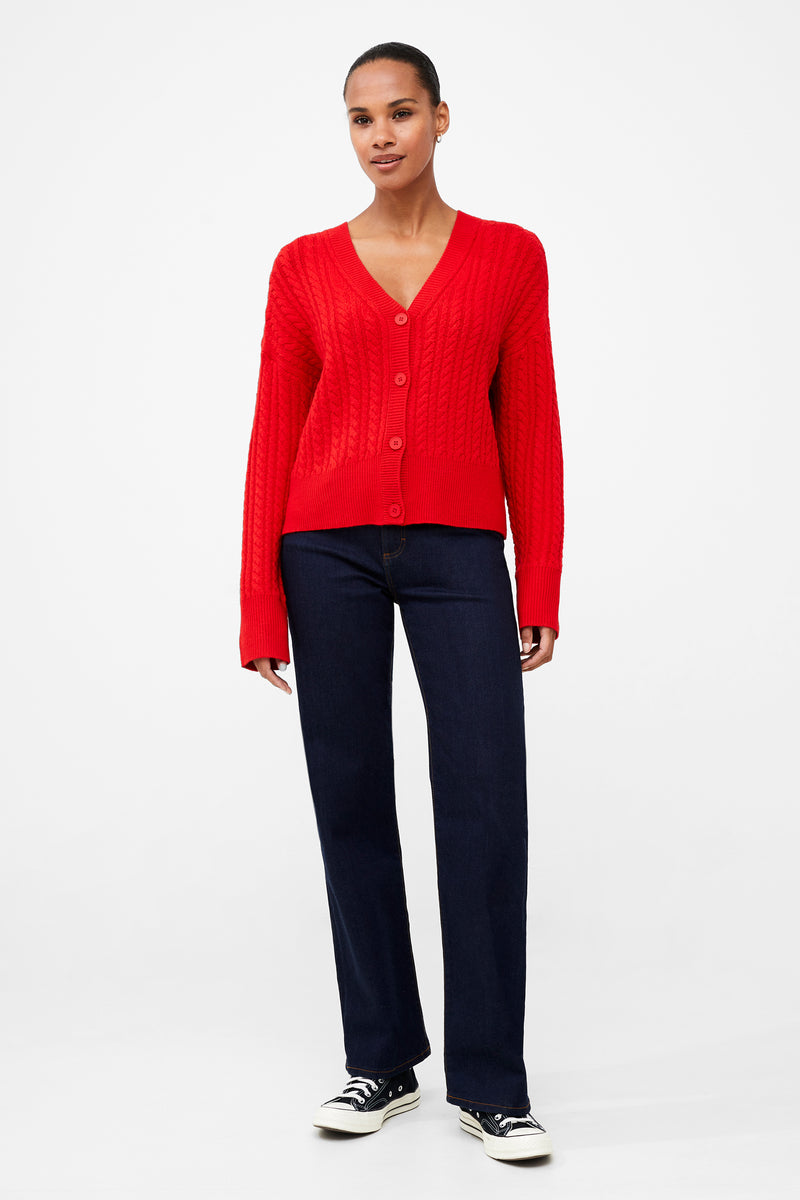 Cardigan sweater red hotsell