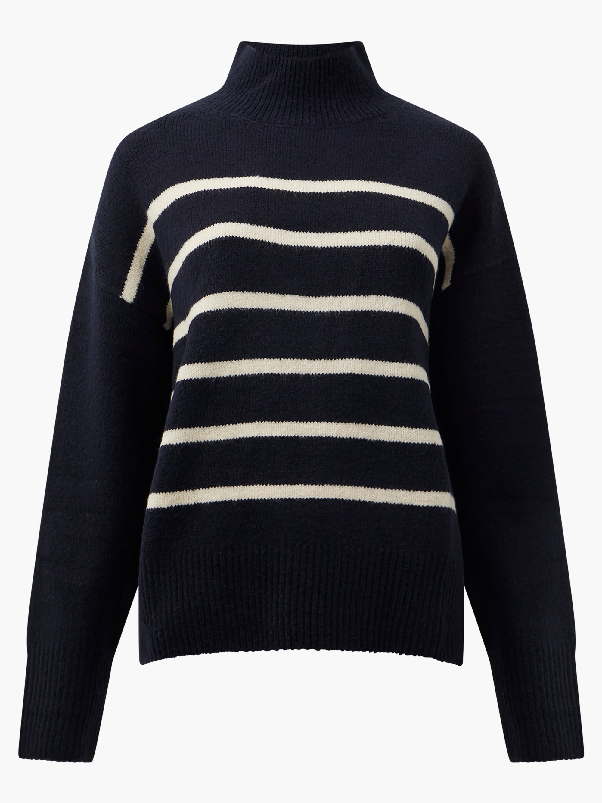 Funnel Neck Stripe Jumper