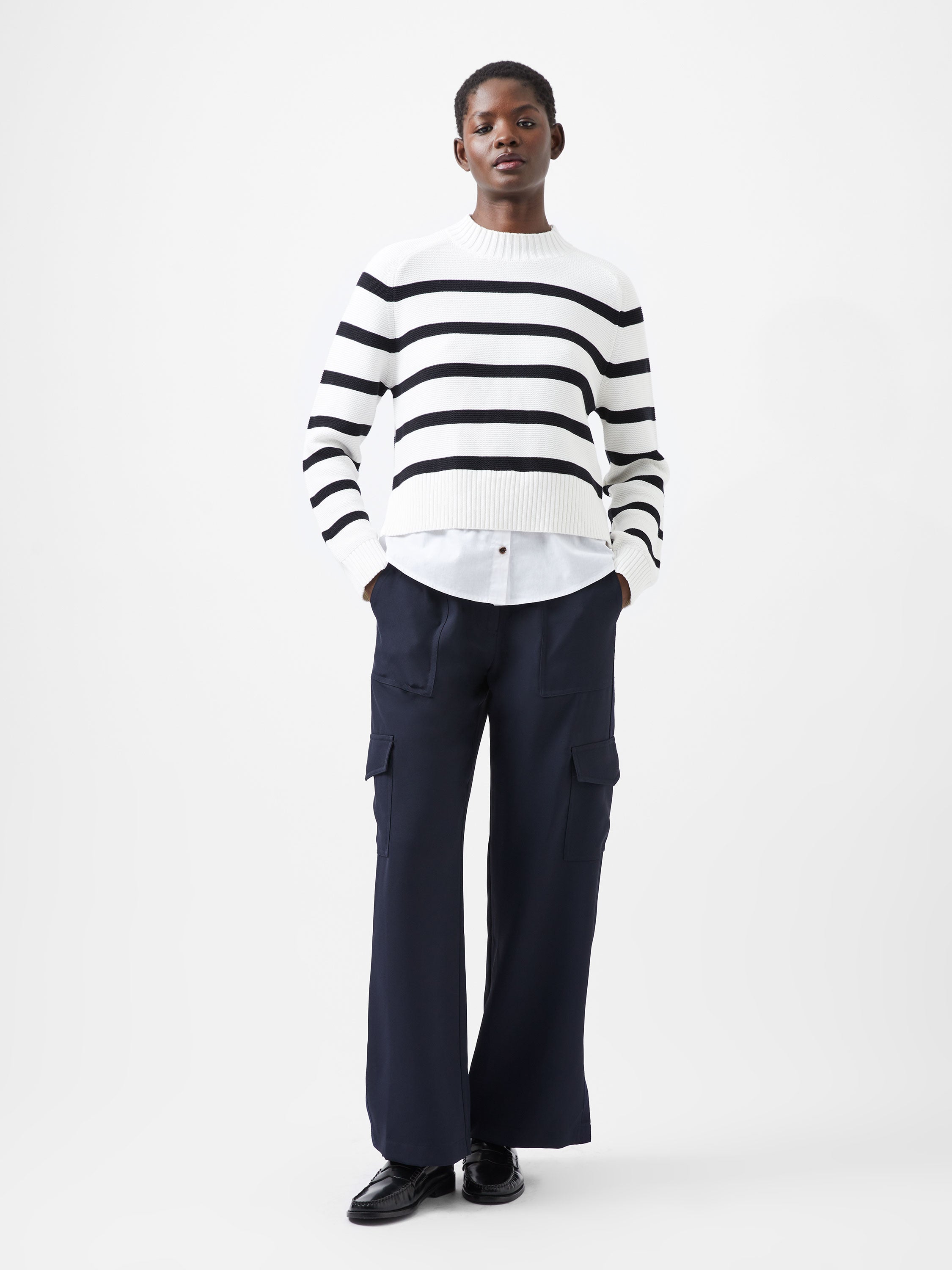 Lily Mozart Poplin Mix Top