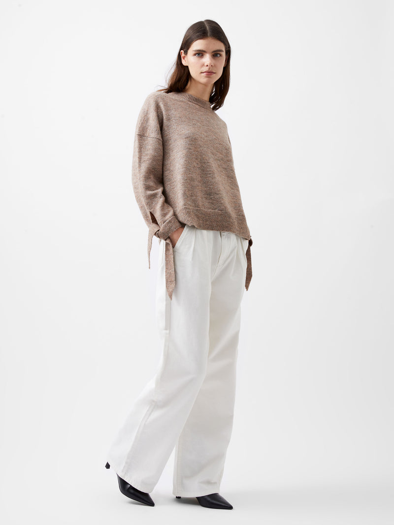 Kezia Recycled Tie Up Sleeve Jumper