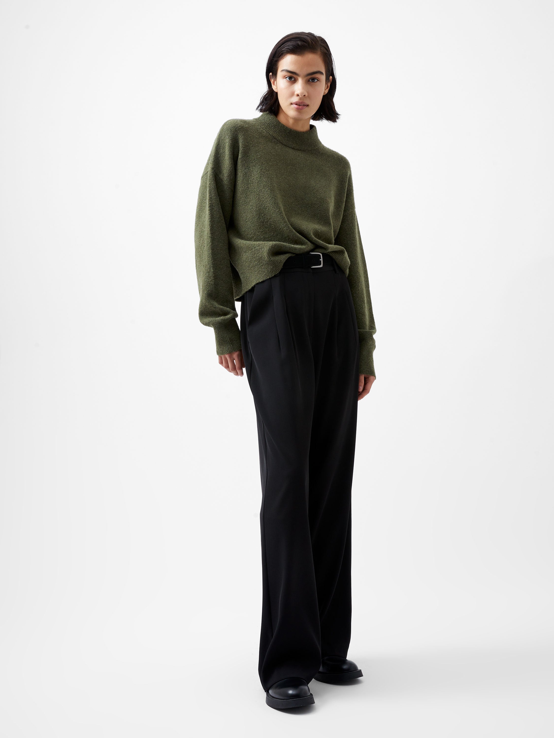 Vhari Recycled Grown On Neck Jumper
