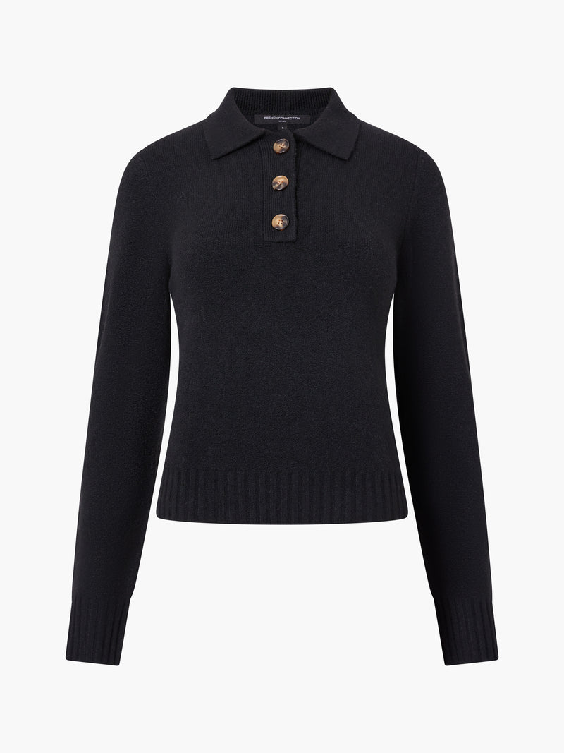 Black sweater blouse best sale