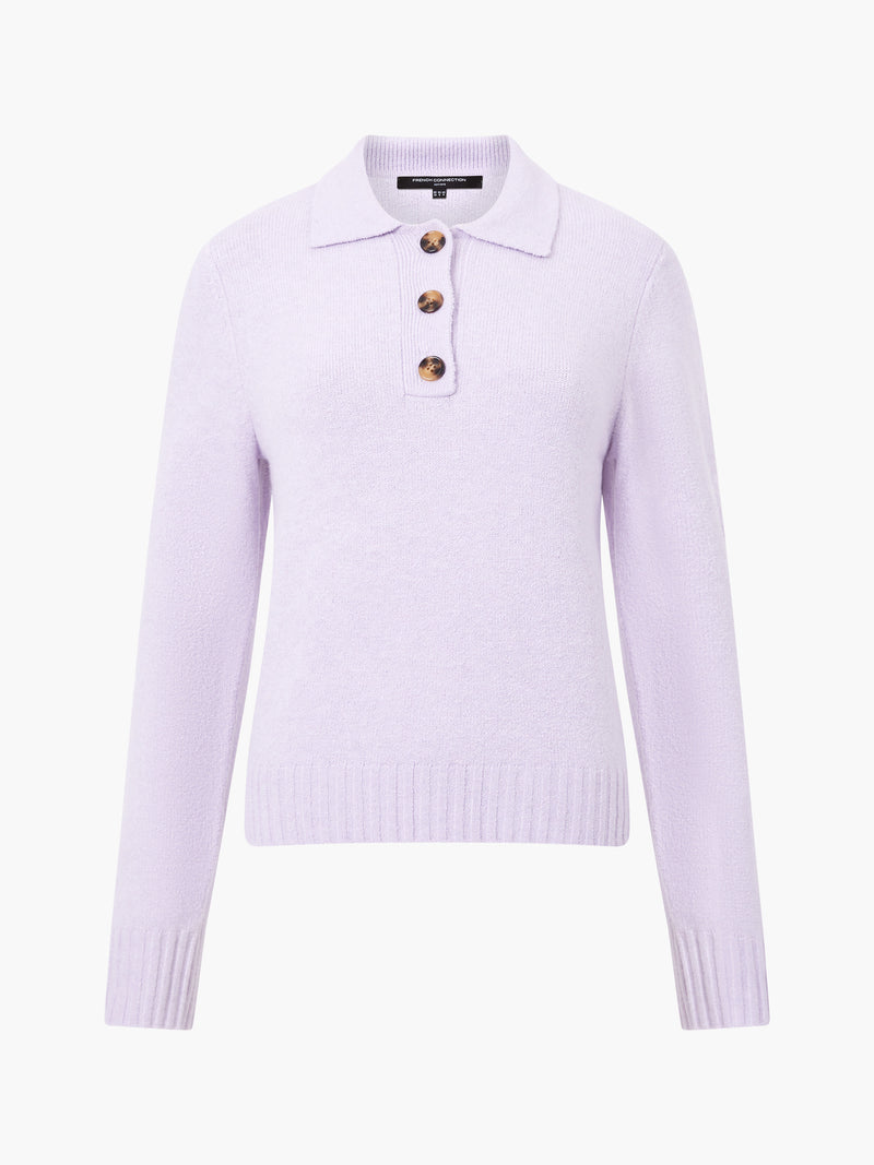 Vhari Recycled Long Sleeve Button Up Jumper