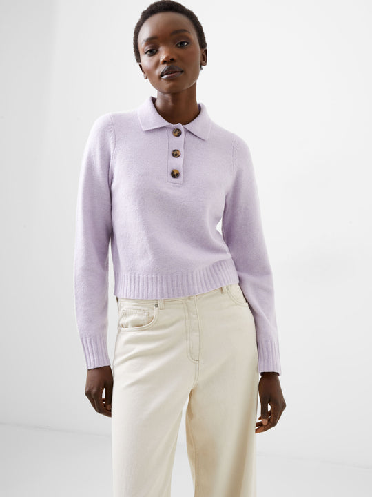Vhari Recycled Long Sleeve Button Up Jumper