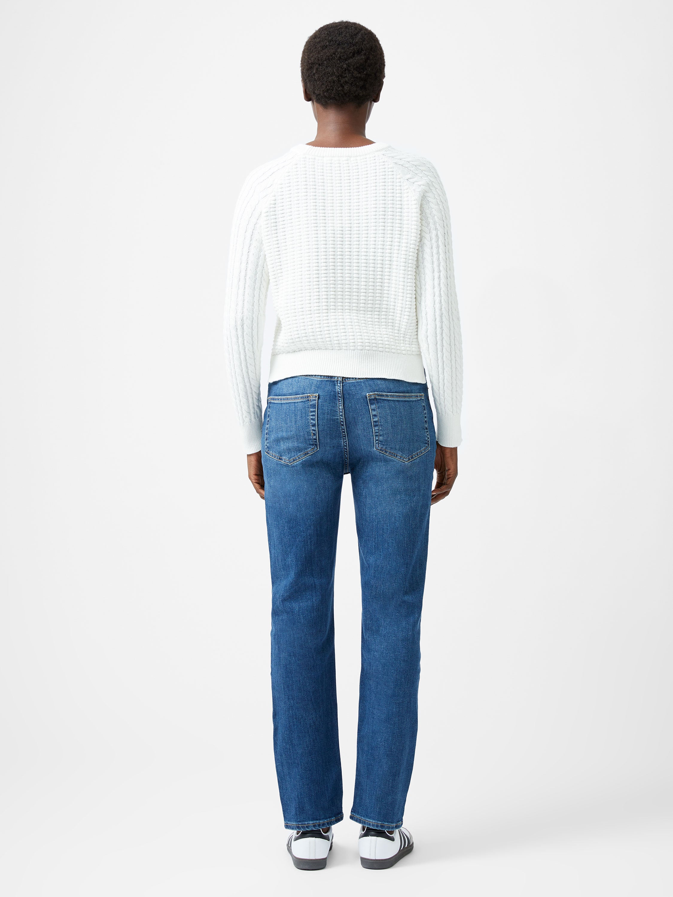 Mozart Popcorn Cable Knit Jumper