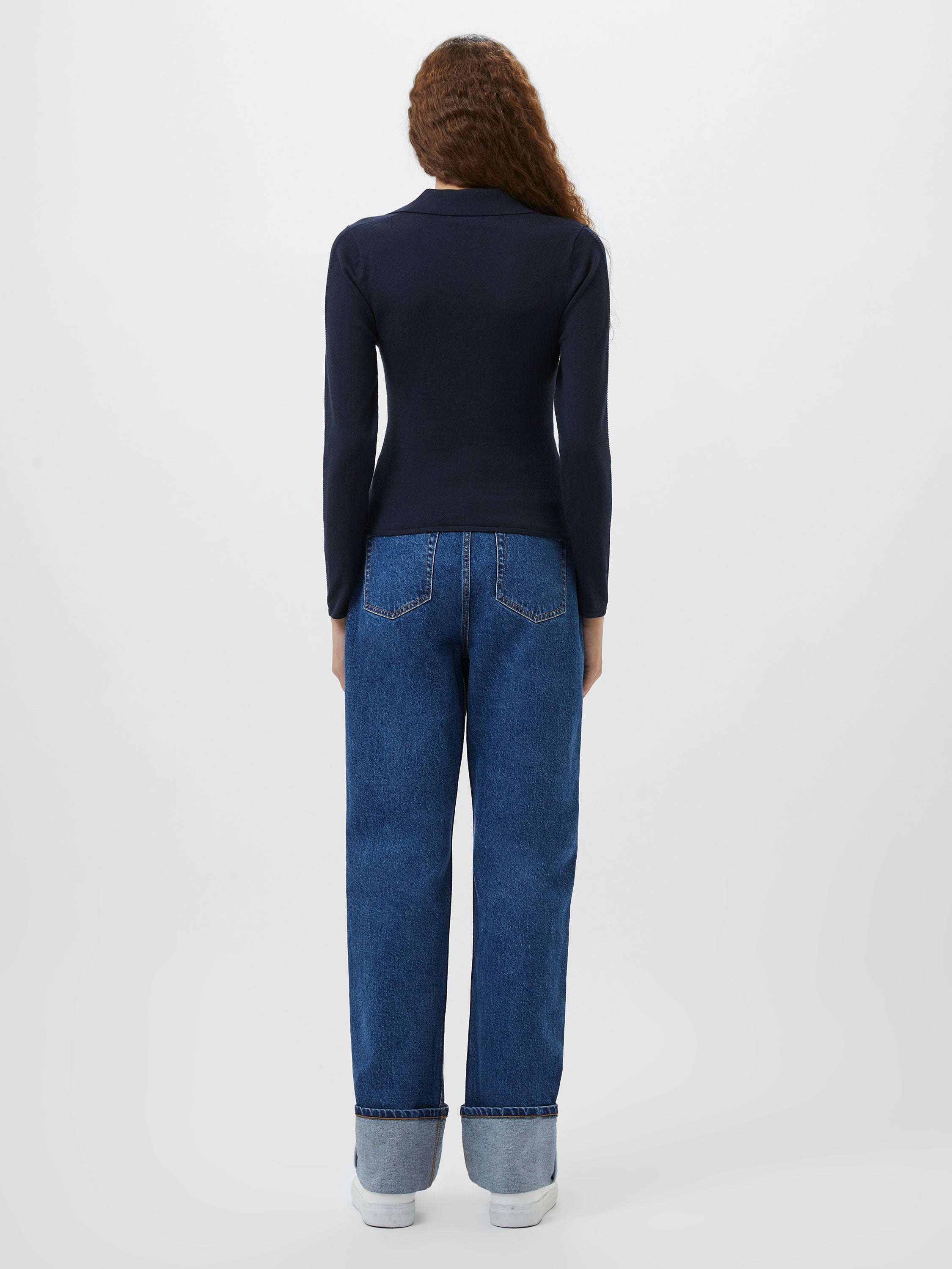 Larry Hearts V Neck Polo Top