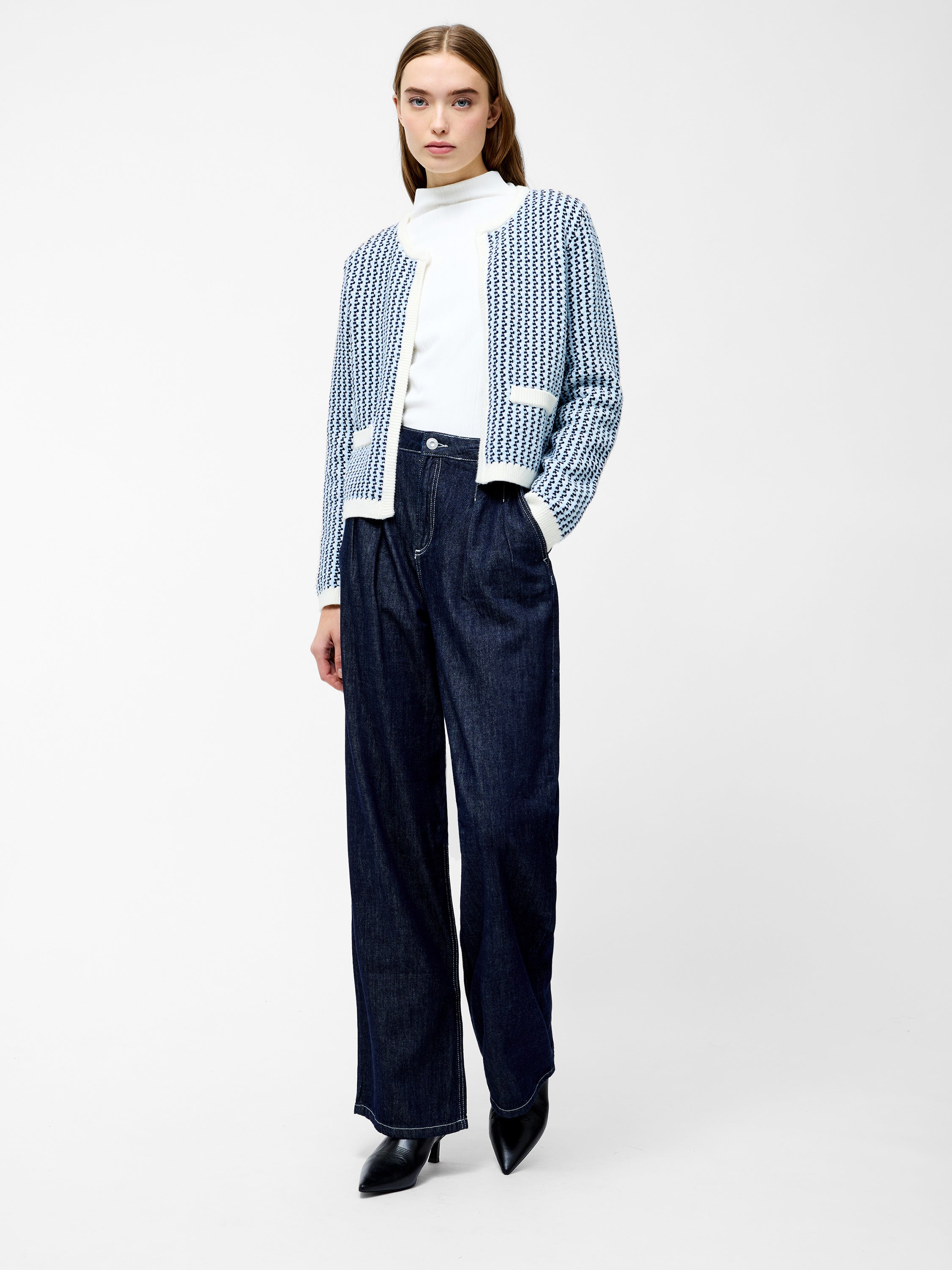 Noar Textured Knit Cardigan