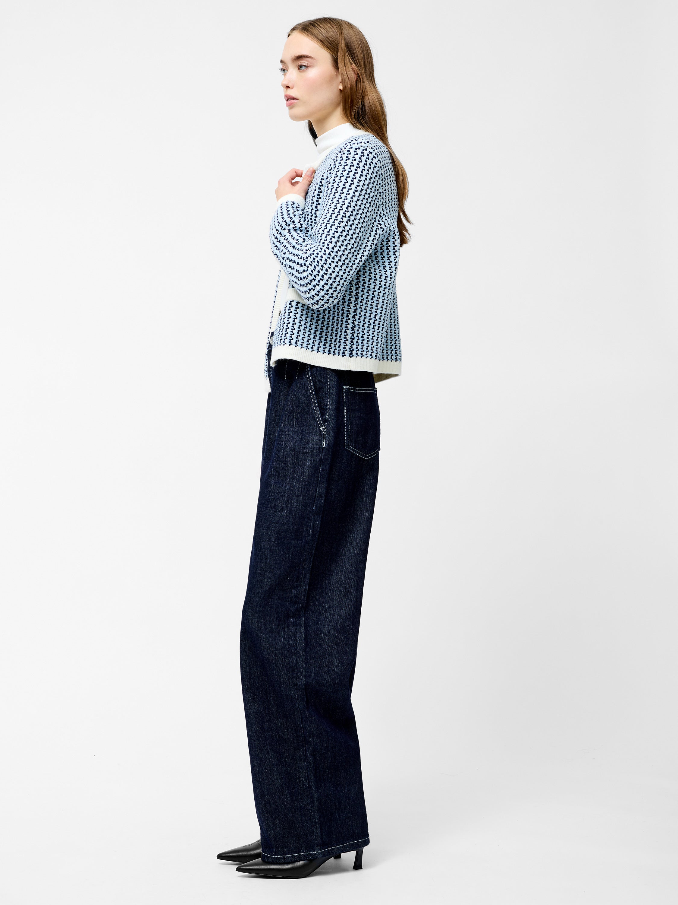 Noar Textured Knit Cardigan