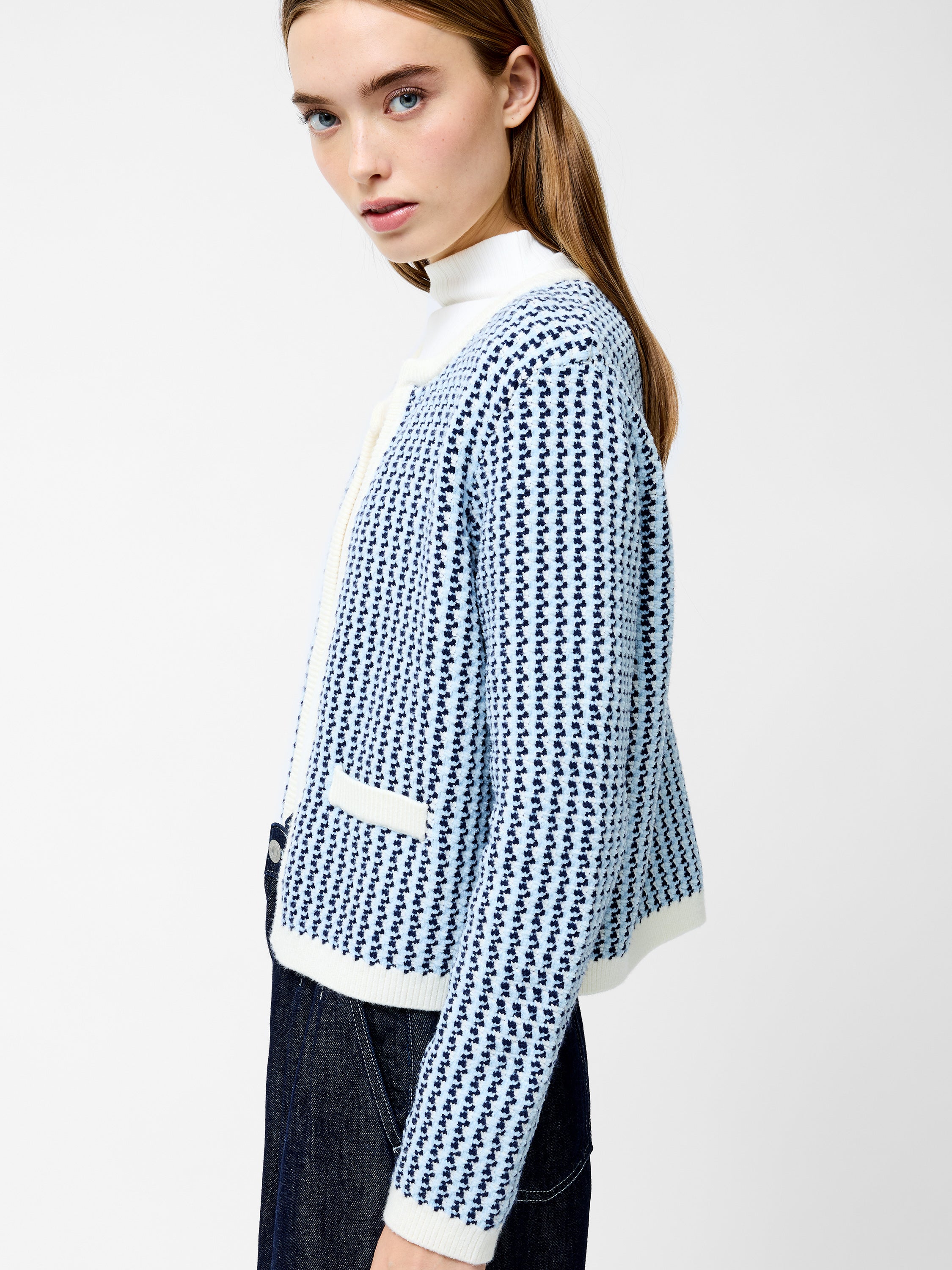 Noar Textured Knit Cardigan
