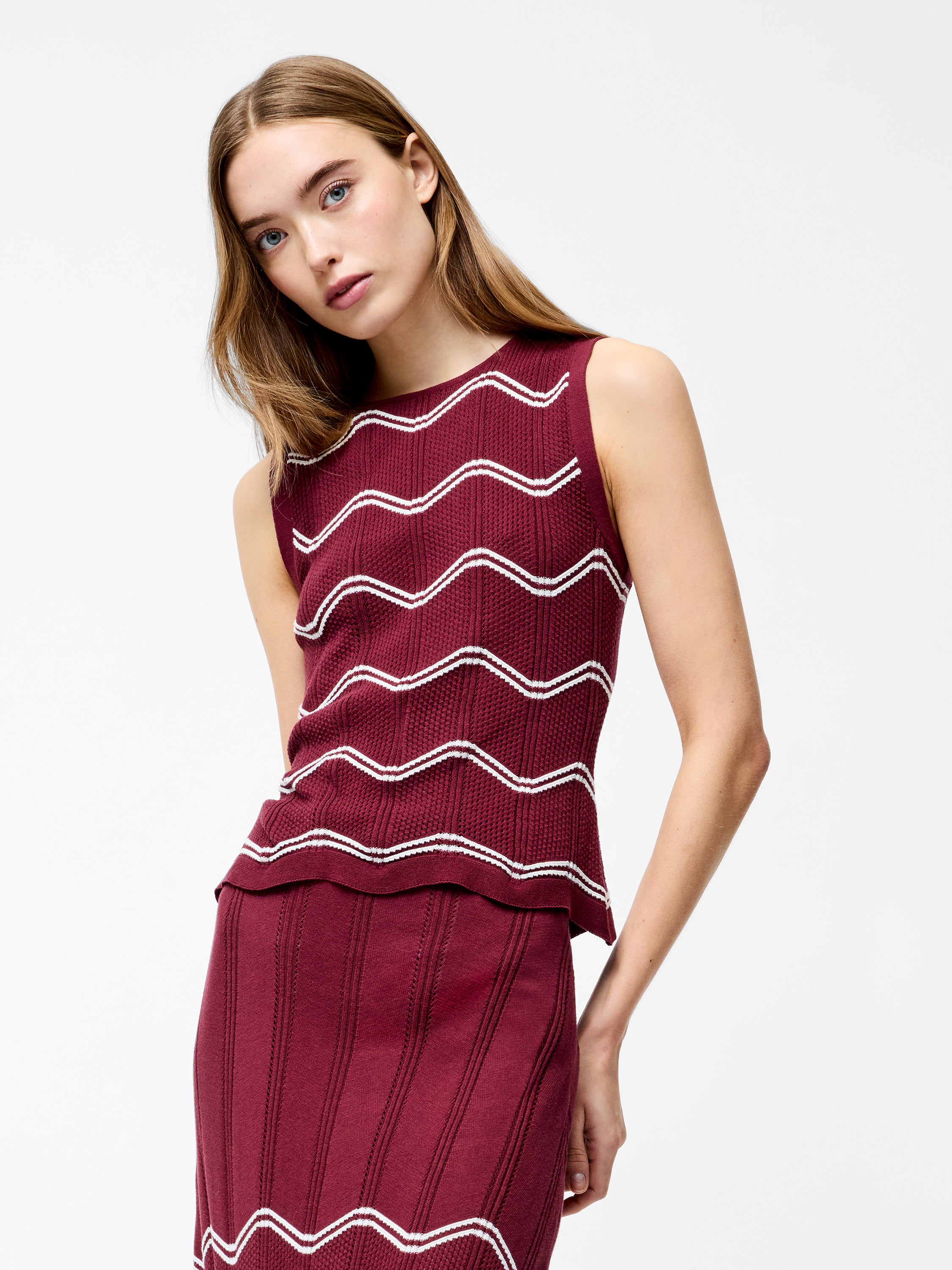 Trudy Crochet Sleeveless Top
