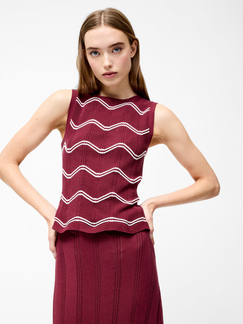 Trudy Crochet Sleeveless Top